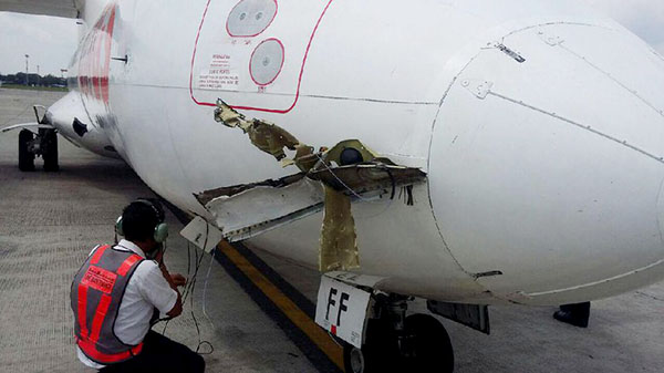 AirNav : Lion Air Menyenggol Sayap Wings Air Saat Landing