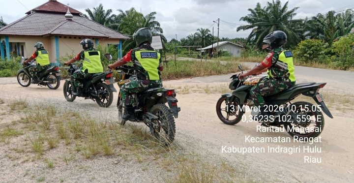 Cegah Karhutla, Babinsa Terus  Ingatkan Warga Tidak Membakar Lahan