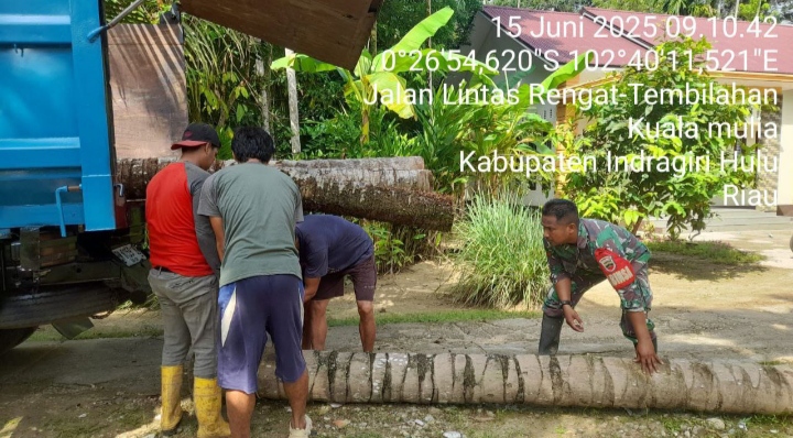 Antara TNI dan Masyarakat Dengan Mengedepankan Komsos Dapat  Saling Bantu Membantu Diwilayah Binaan.l