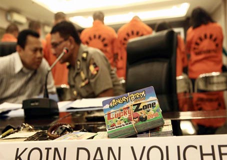 Omzet Judi Capai Rp600 Juta Per Bulan