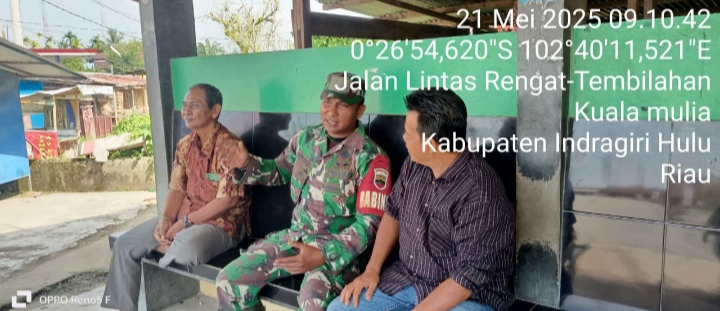 Kedepankan Komsos Babinsa Terus Jalin Hubungan Antara TNI dan  Masyarakat