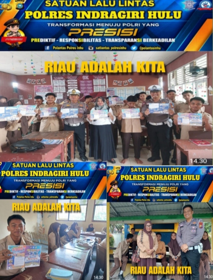 Pelajar SMKN I Rengat Siap Dukung Program Riau Adalah Kita dan Jadi Pilot Projek