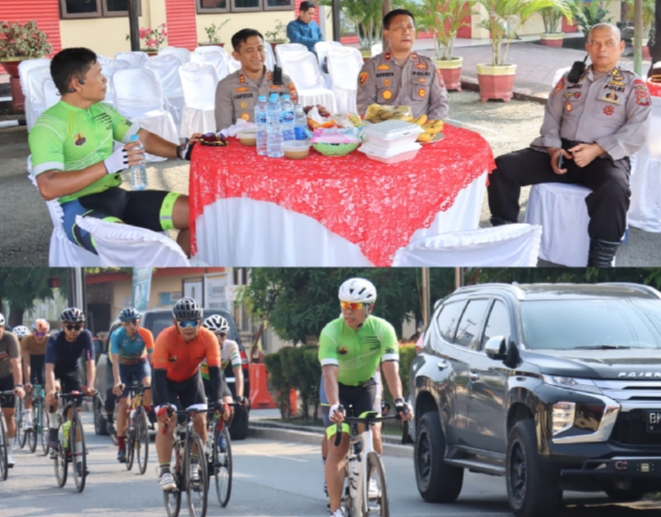 Wakapolda Sumut Kunjungi Polres Tebing Tinggi di Kegiatan Rucci Study Tour With Pelatda ISSI