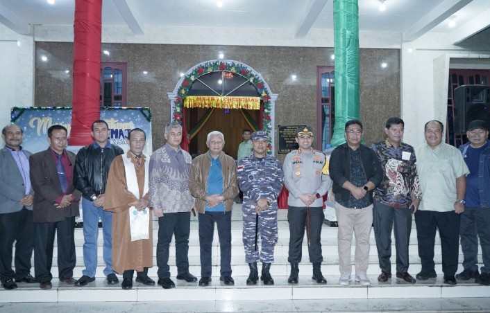 Forkopimda Kabupaten Asahan Monitoring Perayaan Malam Natal 2024