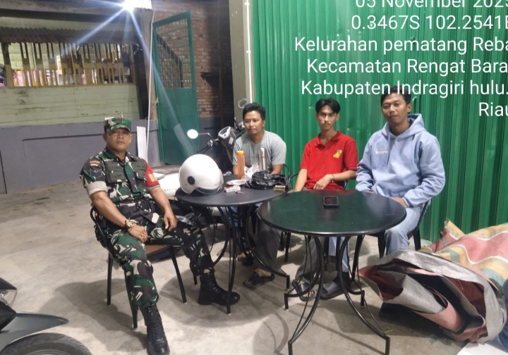 Serka Iskandar , Cegah Diwaktu Dini Tindak Kejahatan Dengan Galakan  Siskamling Dan Patroli Ronda Malam