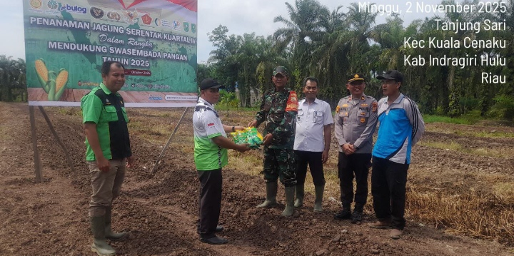 Wujud Nyata Dukung Ketahanan Pangan Nasional Sinergitas TNI-Polri dan Pemerintah Daerah,