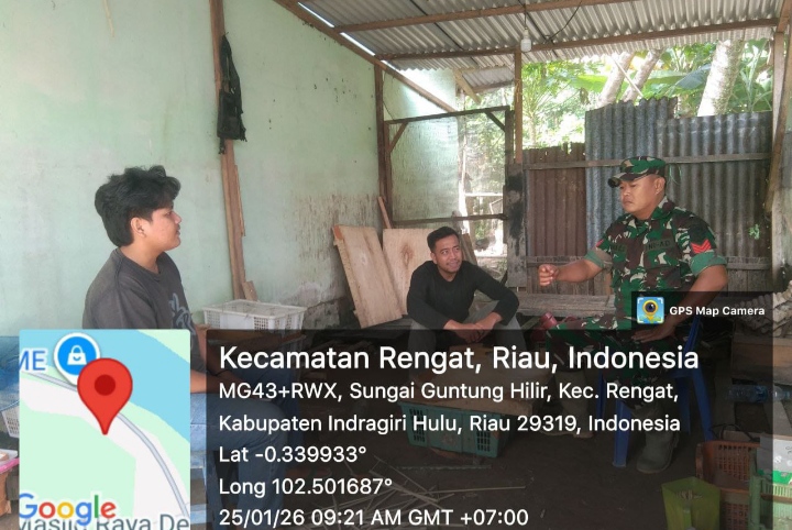 Melalui Kegiatan Komsos Babinsa Dapat Mengetahui Persoalan Serta  Pantau Wilayah Binaan Setiap Harinya