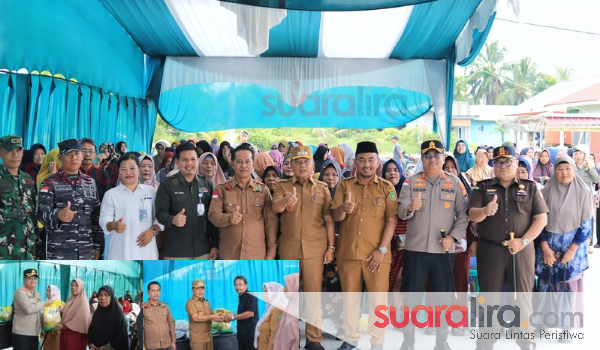 Bupati Asmar Resmikan Gerakan Pangan Murah di Desa Alah Air Timur, Ringankan Beban Masyarakat di Tengah Inflasi