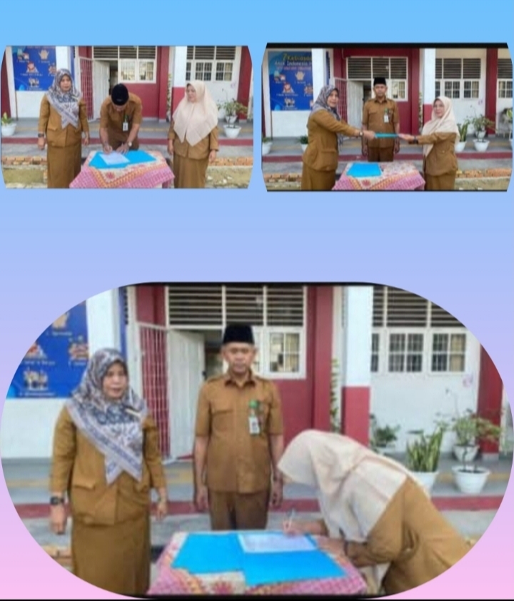 Kepala sekolah Baru Harapan Baru Untuk UPT SDN 002 Kampung Pinang Kab.Kampar