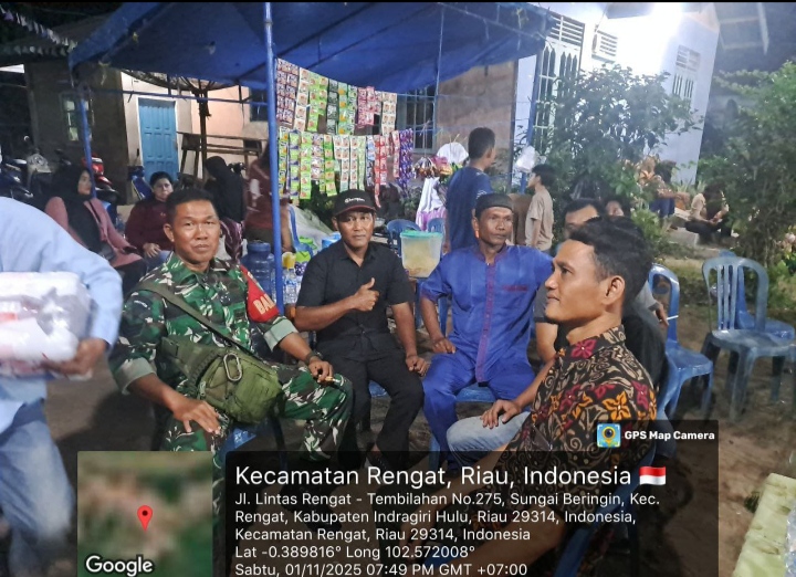 Aktifkan Ronda Malam Babinsa Sarankan Dalam Menjalankan  Komsosnya