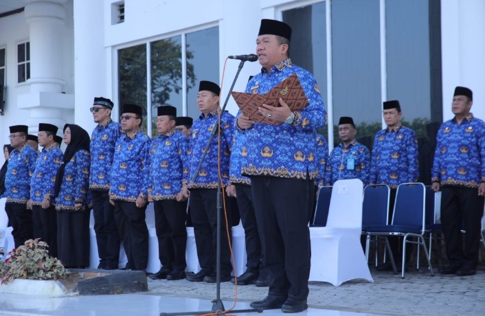 Upacara HUT Korpri Ke-54, Bupati Asahan Ajak ASN Perkuat Integritas