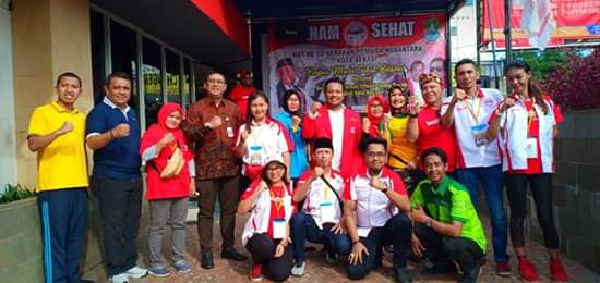 Peringati HUT GPN ke- 10 tahun, mengadakan Kegiatan Senam Sehat di Kota Bekasi