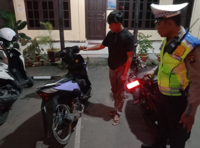 Patroli Pemberantasan Geng Motor dan Balap Liar, Polres Tebingtinggi Amankan 2 Kendaraan