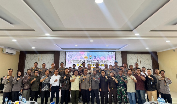 Dandim 0302/Inhu Diwakili Pasi Ops Hadiri Syukuran Dalam Rangka HUT Satuan Pengamanan ( SATPAM ) ke 45.