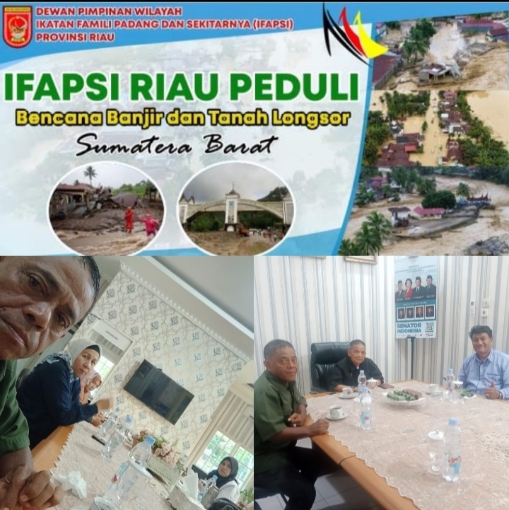 Rapat Teknis DPW IFAPSI Riau Penyaluran Bantuan Banjir Kota Padang
