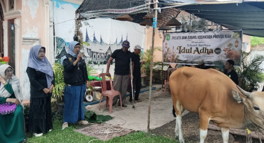 Kurban Bersama PSBN Riau Berlangsung Hangat, Warga Bersyukur Terima Bantuan