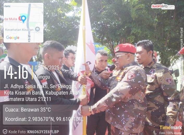 Ketua DPC Grib Jaya Kabupaten Asahan Lantik PAC Grib Jaya Kecamatan Kota Kisaran Barat