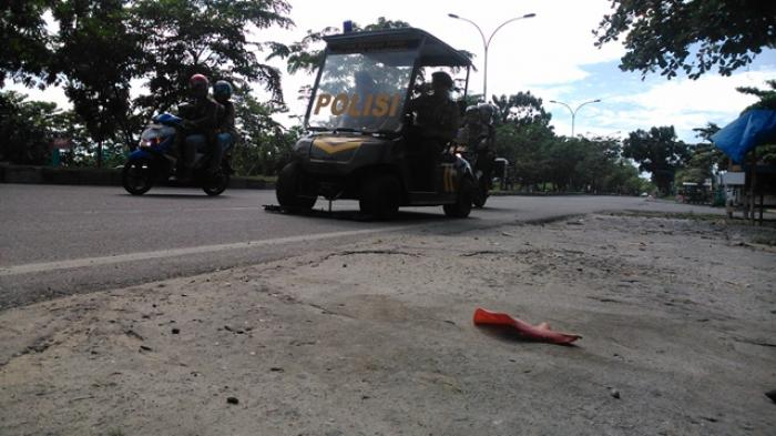 Sisir Ranjau Paku, Sabhara Polresta Pekanbaru Temukan Paku Tiga Kilogram