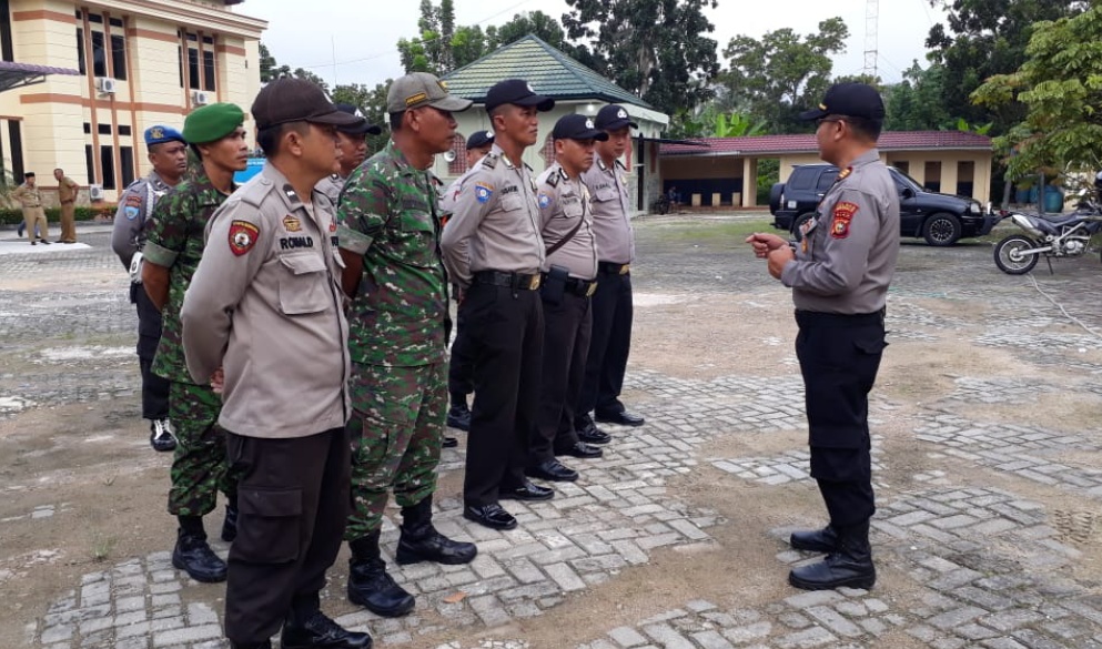 Kapolres :  Pengamanan Pleno Pemilu di Kecamatan Tanggung Jawab Polri