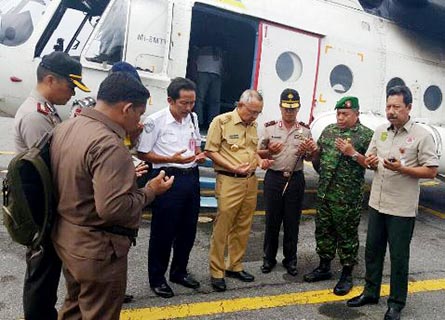 Gubri Sambut Jenazah Prajurit TNI di Dumai