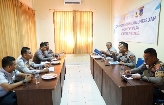 Satlantas Polres Tebing Tinggi Gelar Forum LLAJ, Bahas Langkah Hadapi Kenderaan ODOL