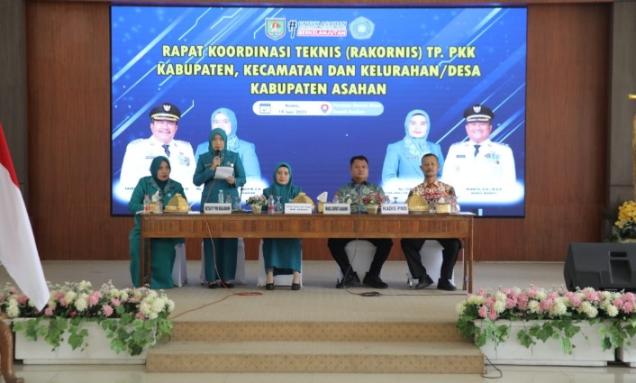 Wakil Bupati Asahan Hadiri Pelantikan PKK Kecamatan Kelurahan/Desa