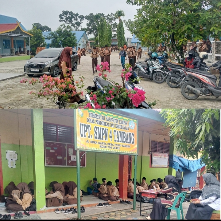 Pelaksanaan Ujian Sumatif Akhir Semester Ganjil sesuai keadaan Revitalisasi Sekolah