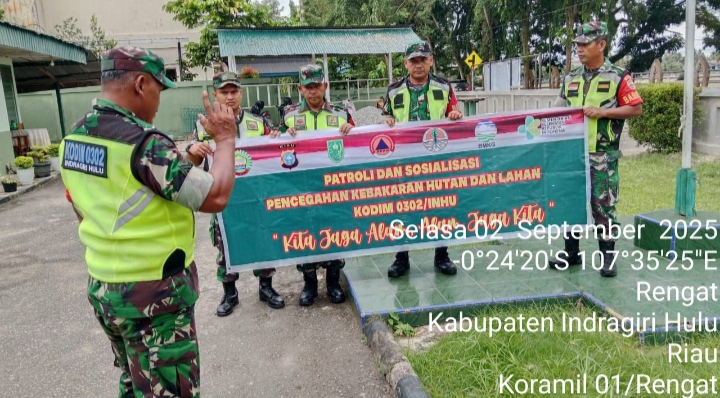 Babinsa Ajak Warga Kel.Kambesko Bergandengan Tangan Cegah Karhutla, Ini Kata Babinsa