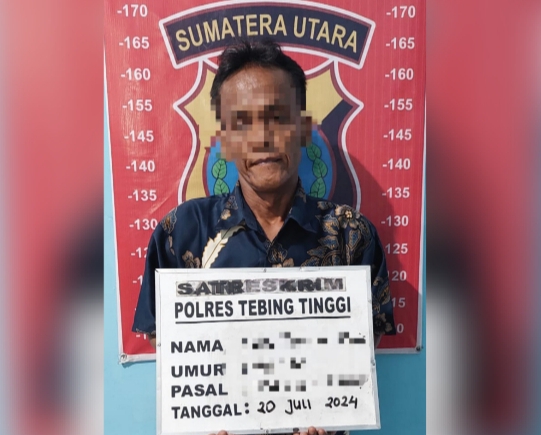 Aniaya Mantan Istri, Pria Paruh Baya Ditangkap Sat Reskrim Polres Tebing Tinggi