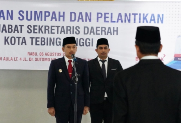 Wali Kota Tebing Tinggi Lantik Muhammad Syah Irwan sebagai Pj Sekda