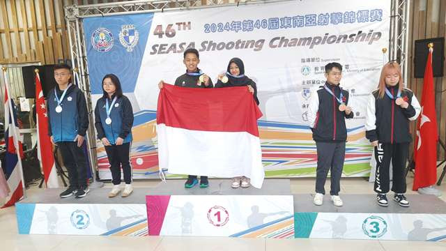 Asyifa Rihadatul Raih Medali Emas di Ajang Internasional SEASA Shooting Campionship