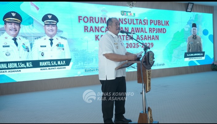 Bupati Asahan Buka Forum Konsultasi Publik Rancangan Awal RPJMD Kabupaten Asahan Tahun 2025-2029