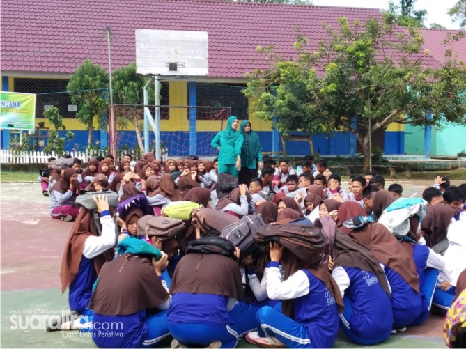 SMAN Simpang Semambang Gelar Simulasi Kesiapsiagaan Bencana