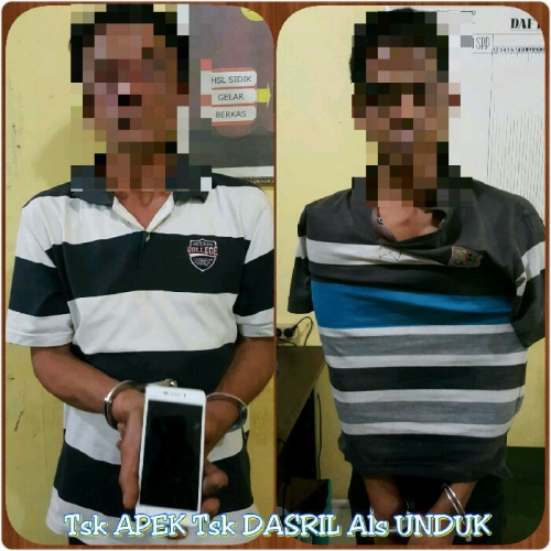 Sembunyi di Rumah Makan, 2 Maling Spesialis Ruko Diciduk Polisi Pekanbaru