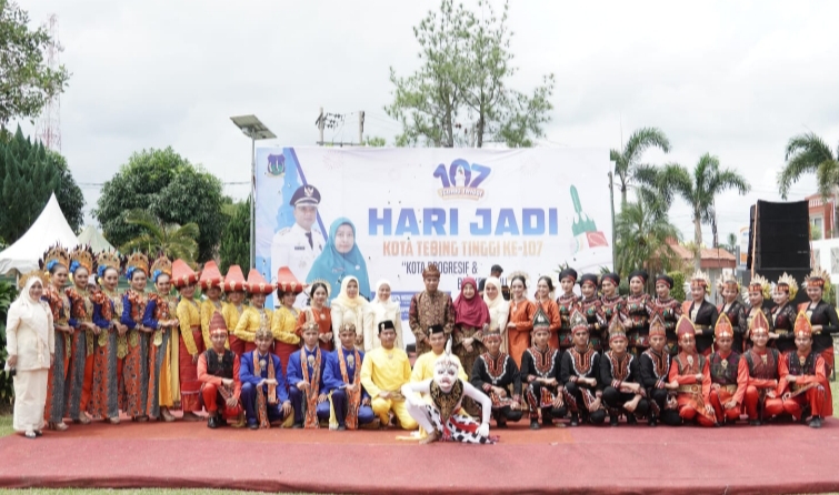 Peringatan HUT Kota Tebingtinggi ke 107 Tahun Berlangsung Meriah dan Penuh Keakraban