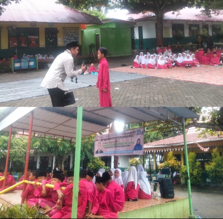 Peringatan Maulid Nabi Muhammad SAW di SDN 176 Pekanbaru