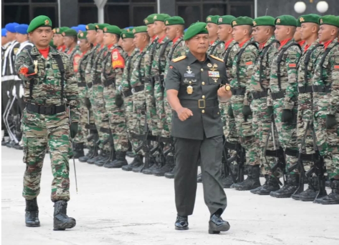 Danrem 031/Wira Bima Pimpin Upacara Peringatan Hari Juang TNI AD ke-79