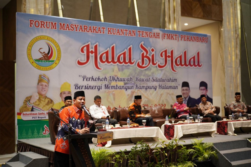 Para Perantauan Ikut Serta Halal BI halal FMKT Bersama Plt Bupati Suhardiman Amby