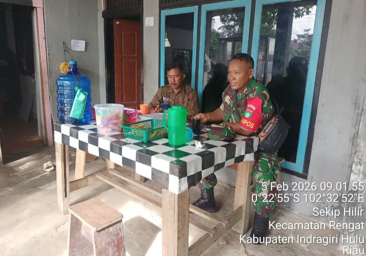 Jalankan Komsos DiWilayah Desa Binaan, Ini Penjelasan Babinsa