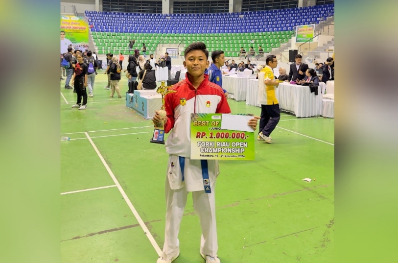 Luar Biasa, Rafif Alfisyahri Raih Juara Best of The Best di Forki Riau Open Championship 2024