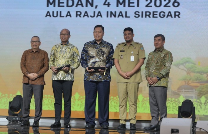 Gubernur Sumatera Utara Hadiri Pengukuhan Kepada Kantor Perwakilan LPS I