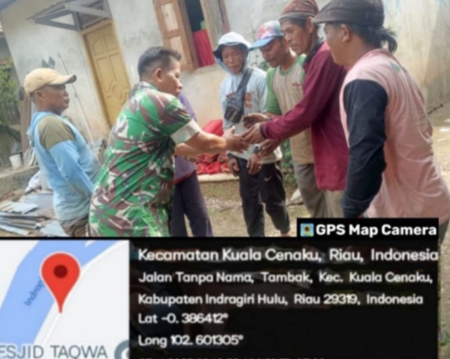 Jaga Kamtibmas Babinsa Dalam Komsosnya Agar Dukung Pemdes Dalam Memberikan Himbauan Agar Tamu Wajib Lapor