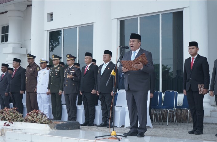 Bupati Asahan Pimpin Upacara Hari Lahir Pancasila