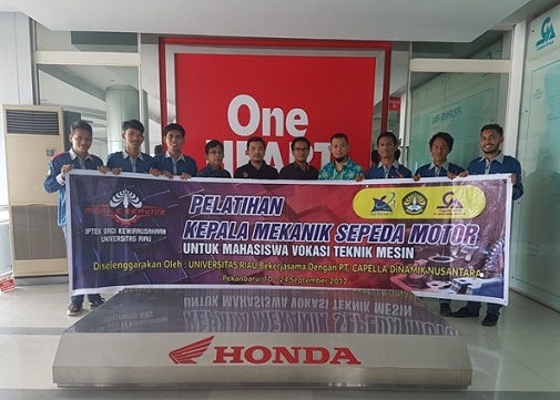 Unri Gandeng Capella Honda 88 Pekanbaru Kembangkan Program Iptek