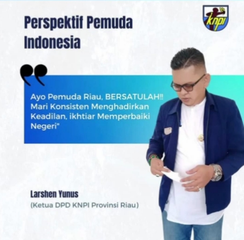 Pertama Kalinya Ketua KNPI Riau Dukung Kebijakan Gubri Wahid dalam Menghadirkan Investor