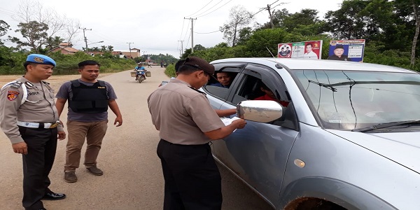 Jelang Pemilu 2019 Jajaran Polsek Rawas Ilir Laksanakan Giat KKYD