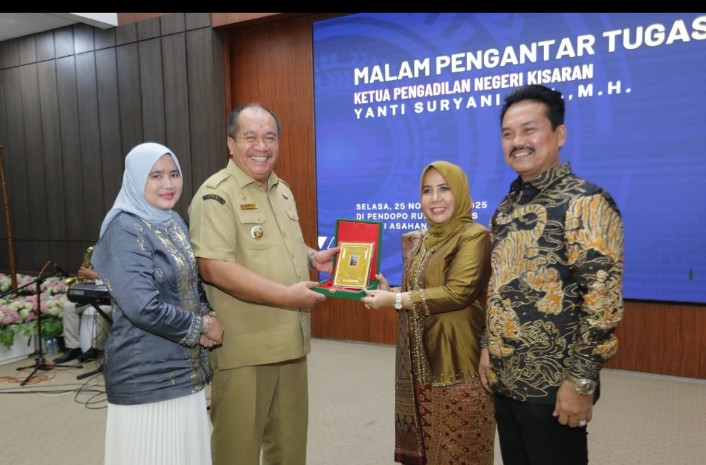 Pemkab Asahan Lepas Ketua PN Kisaran