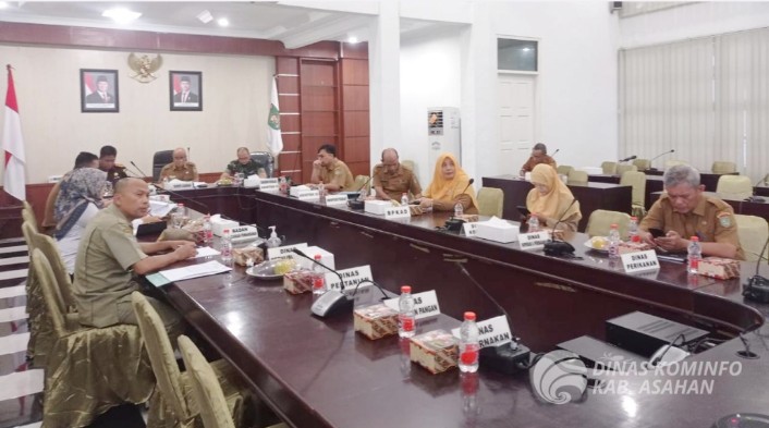 Pemkab Asahan Gelar Zoom Meeting Mengenai Koordinasi Pengendalian Inflasi Tahun 2025