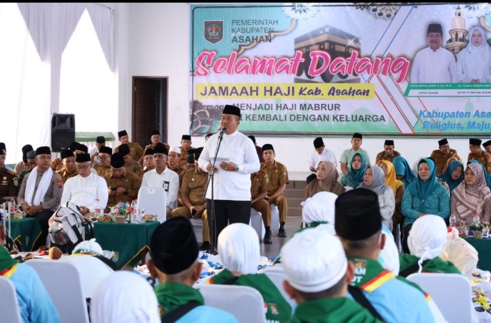 Penyambutan Jamaah Haji Asal Kabupaten Asahan