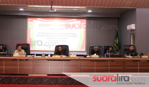 DPRD Meranti Paripurna Penyampaian Nota Keuangan Perubahan APBD 2025, Bupati Asmar Beberkan Arah Kebijakan Fiskal Daerah